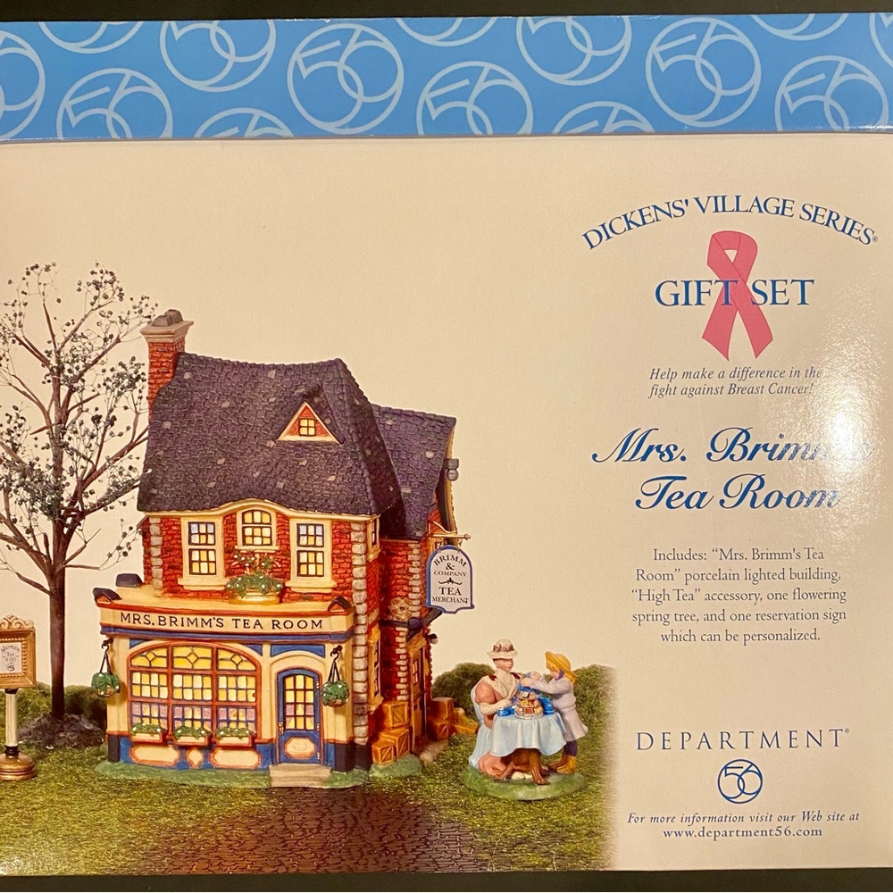 Dept. 56 New England Village Series Mrs. Brimm’s Tea Room